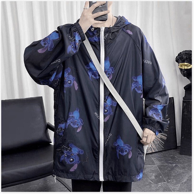 áo khoác nam HHP phối họa tiết thú cưng phong cách teen