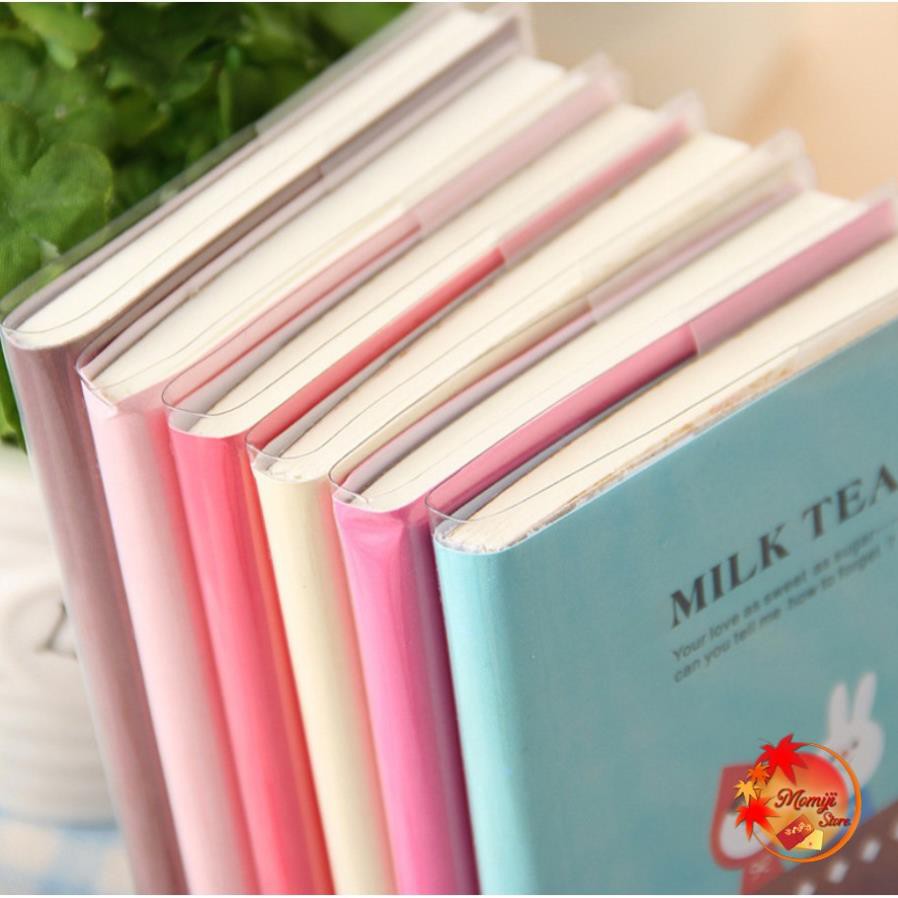 [Mã LIFE0803ALL giảm 10% đơn 0K] Set 5 cuốn Sổ tay mini MILK TEA độc đáo SIÊU RẺ !!!