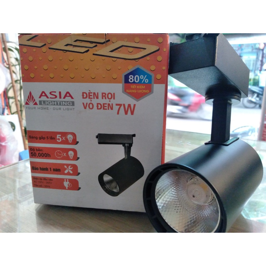 Đèn rọi ray Asia as trắng,as vàng