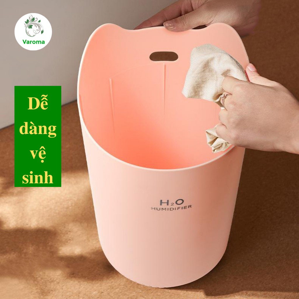 Máy Phun Sương Tạo Ẩm Khuếch Tán Tinh Dầu 3 Lít Humidifier đèn Led 7 Màu cho Phòng Lớn Bảo Hành 6 Tháng MX29