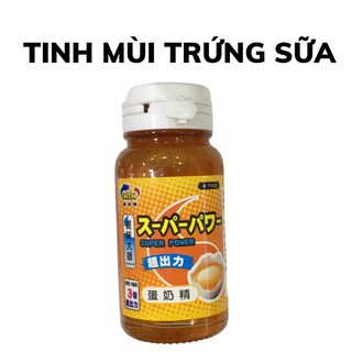 Tinh mùi trứng sữa đài loan chai 30g, mồi thuốc làm thính câu dụ cá chép đen trắm trôi ở ao hồ sông suối siêu nhạy