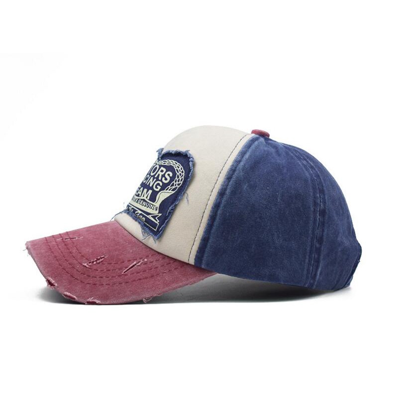 Mũ lưỡi trai bằng cotton hai màu phong cách cổ điển thời trang cho nam