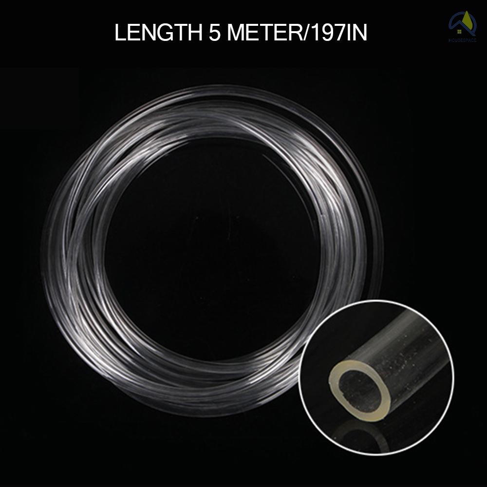 ● 4mm PU Airline Tubing for Air Pump Aquarium CO2 Regulator 5 Meter/197in