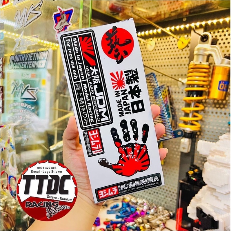 Tem Decal set Sticker Japan 🇯🇵