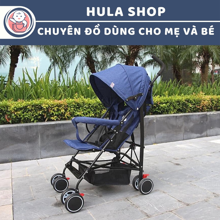 Xe đẩy siêu nhẹ, siêu thoáng, siêu bền chống tia UV gấp gọn hình ô Mastela MSTL605 màu Xanh Lam