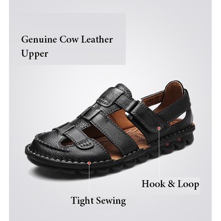 High quality cowhide sandals for men
