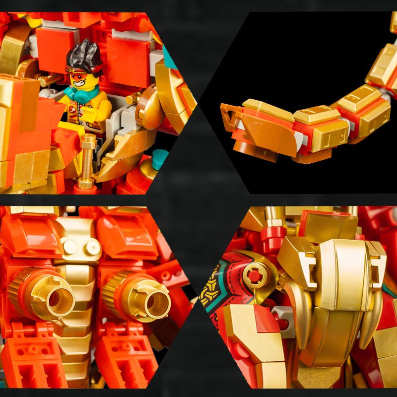Bộ đồ chơi Lắp Ráp Mô Hình The Monkey King Wu Kong Mecha 61001 Tôn Ngộ Không Vua khỉ