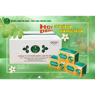 Combo khuyến mãi 1 thùng 3 loại trà dược liệu pù mát