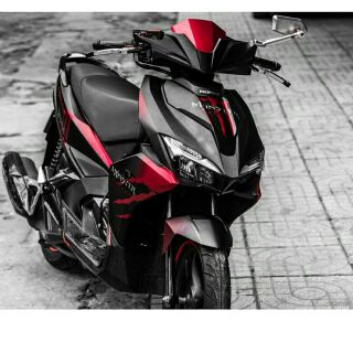 Tem trùm Air Blade Monster đỏ đen 2016