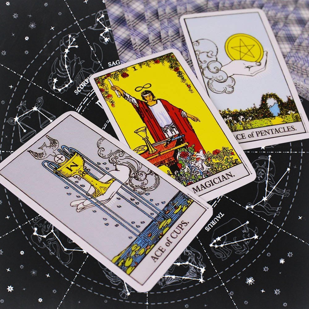 Khăn Trải Bàn Bói Bài Tarot 12 Cung Hoàng Đạo Độc Đáo