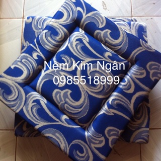 Nệm ngồi bệt -Móng Rồng xanh dương