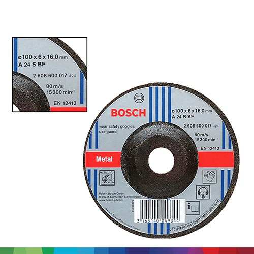 [CHÍNH HÃNG] Đá Mài Bosch (2608600017) 100x6x16mm (Sắt), Giá Đại Lý Cấp 1