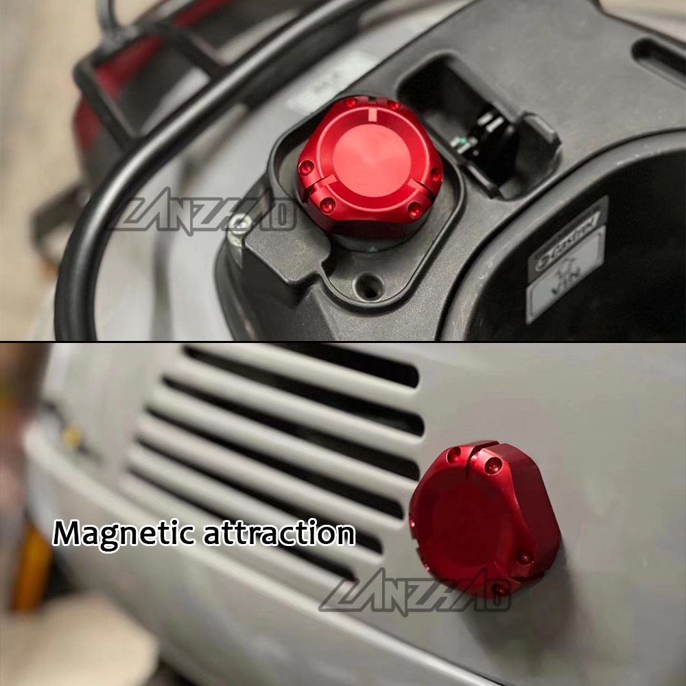 Nắp Đậy Bình Nhiên Liệu CNC Từ Tính Cho Xe Máy Vespa SPRINT PRIMAVERA LX 125 150 S125 GTS 300 250 200
