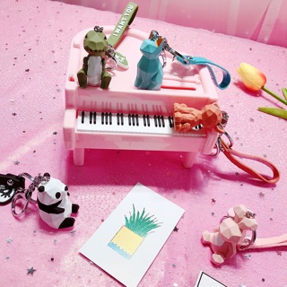 Móc khoá hình thú 3D cute