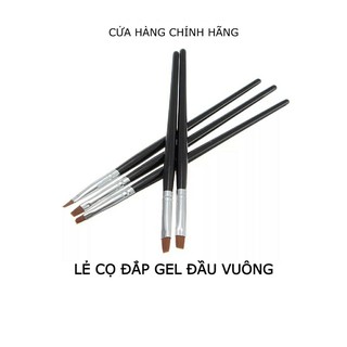 Cọ nail vẽ móng , cọ bản đắp gel đầu vuông chuyên dụng cho dân làm nail