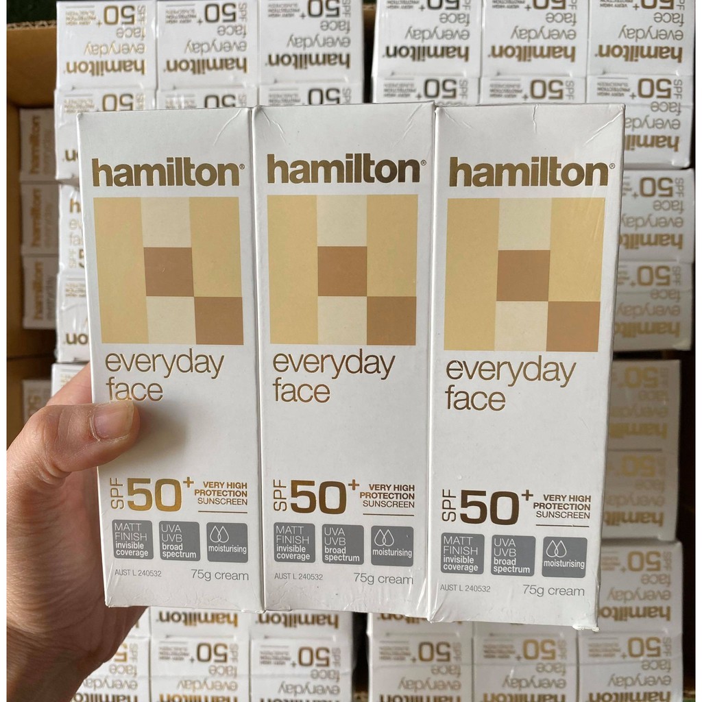 Kem Chống Nắng Hamilton SPF 50+ Everyday Face Cream 75g Úc | BigBuy360 - bigbuy360.vn