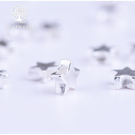 Ngôi sao nhỏ xỏ ngang - Trùm charm bạc thái 925 NQ