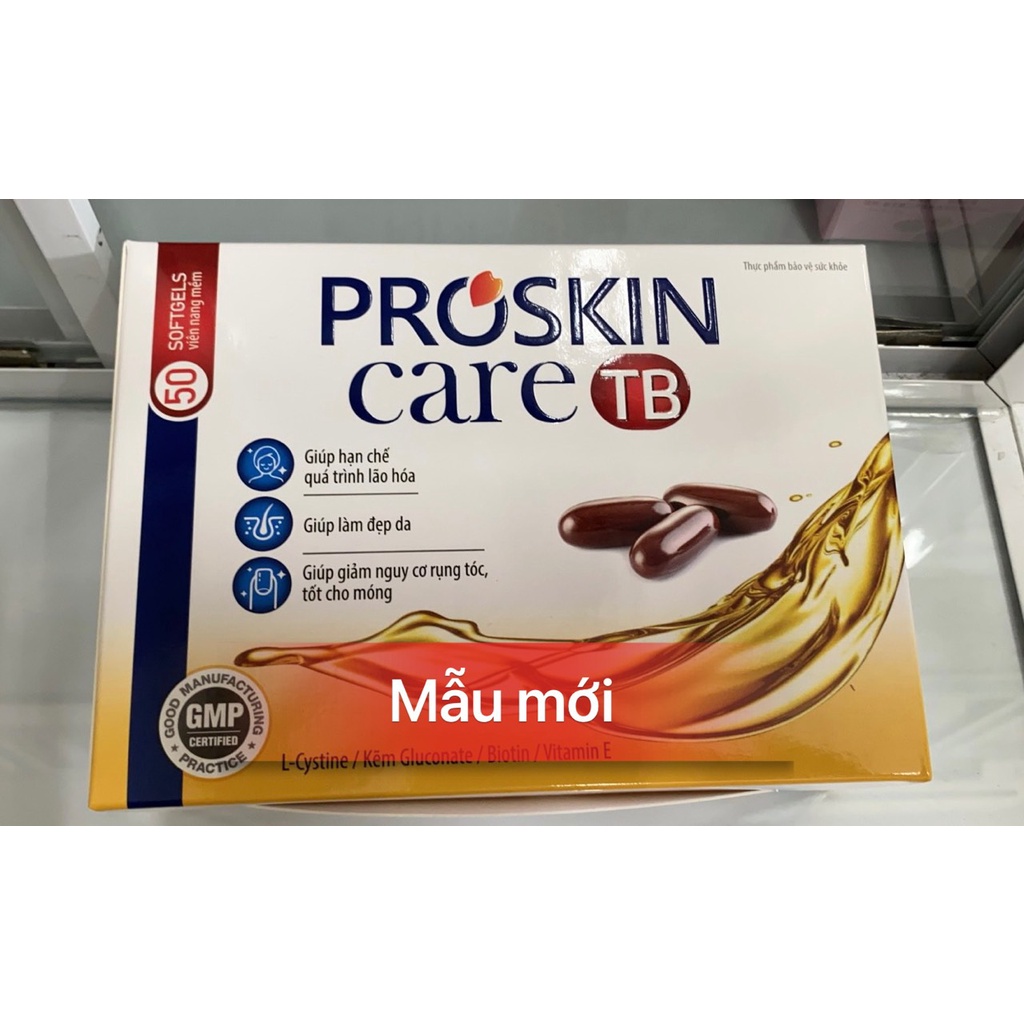 Viên uống Proskin Care giúp đẹp da chống lão hoá Hộp 60 viên