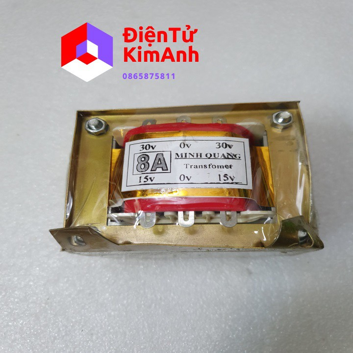 Biến áp nguồn 8A đối xứng 30V MQ