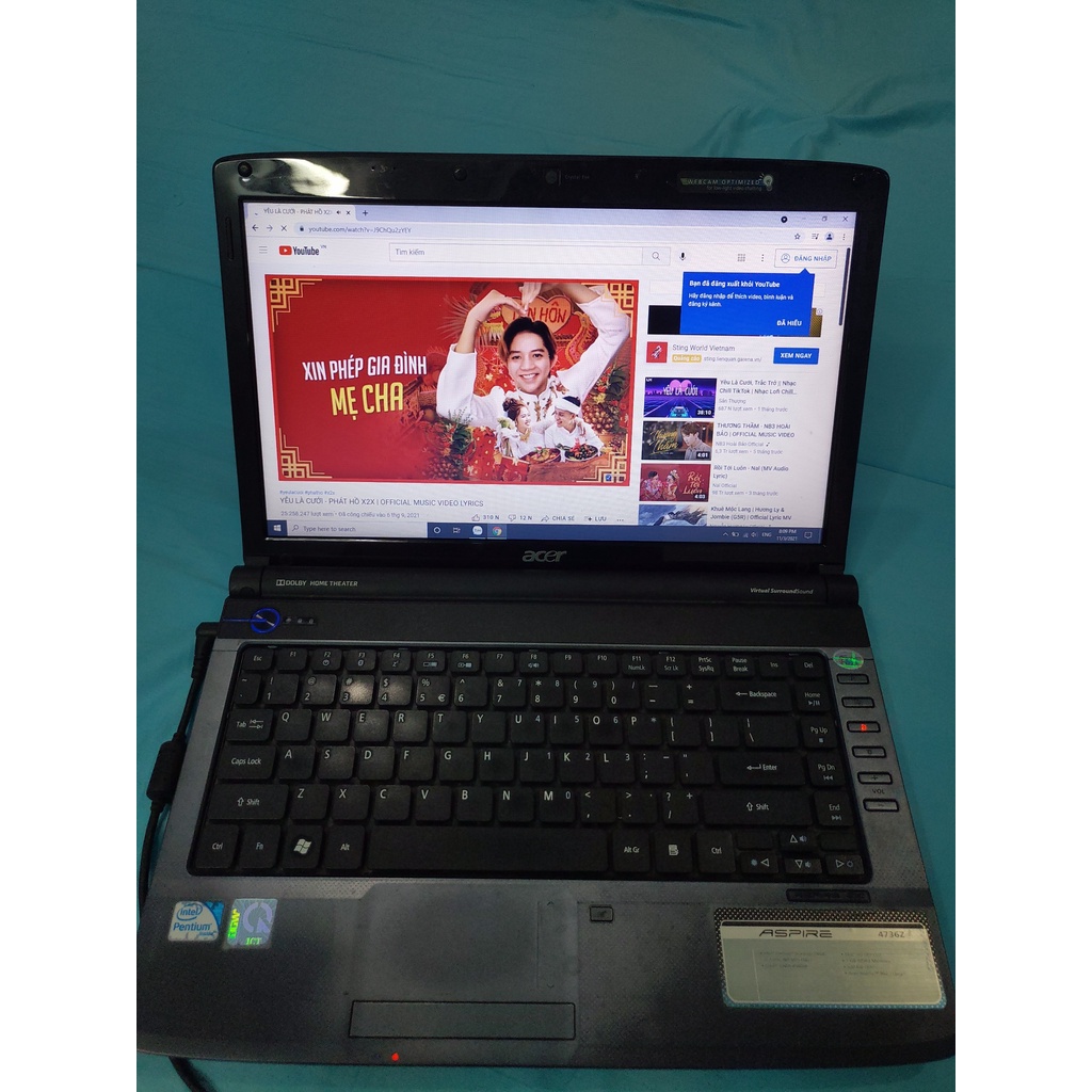 Laptop Acer 4736Z (CPU T4500, Ram 6GB, SSD128GB, màn 14.0, pin 2h) | BigBuy360 - bigbuy360.vn