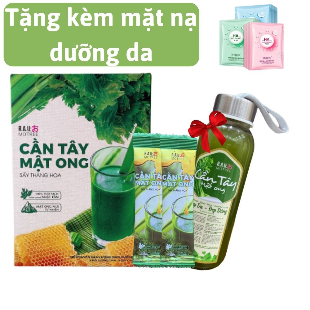 Bột cần tây mật ong motree, bột cần tây sấy lạnh, hỗ trợ giảm cân, đẹp da thanh lọc cơ thể (hộp 14 gói) | BigBuy360 - bigbuy360.vn
