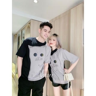 Áo Đôi - Phông Mèo 12061
