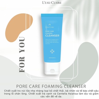 Sữa rửa mặt tro núi lửa sạch sâu leau claire ( hàn quốc )