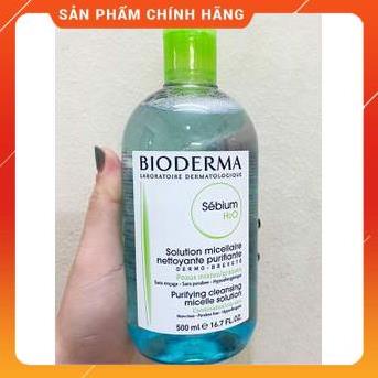 Nước Tẩy Trang BIODERMA Senbium Nắp Xanh Cho Da Hỗn Hợp Thiên Dầu, Da Dầu Và Da Mụn.