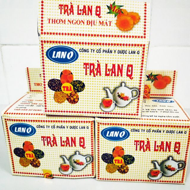 Trà LAN Q thanh nhiệt - Hộp 10 gói