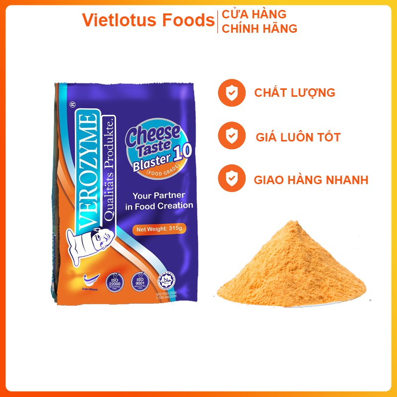 [Mã GROXUAN1 giảm 8% đơn 150K] [SALE TIÊU DÙNG NHANH] - [Verozyme] Bột Phô mai Malaysia - Cheese Taste Blaster - 315g