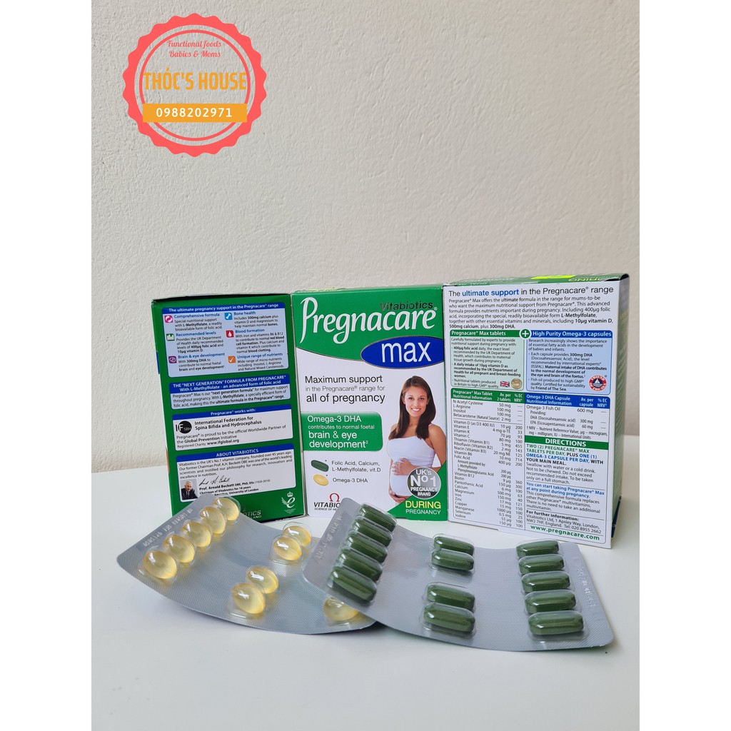 Pregnacare Max Vitamin Bà Bầu Pregnacare Max