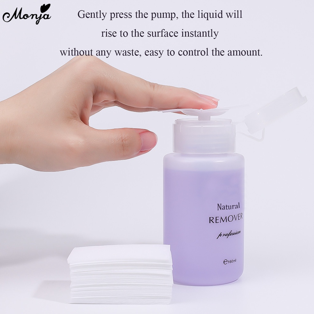 Dung Dịch Tẩy Sơn Móng Tay Chuyên Nghiệp Monja 160ml