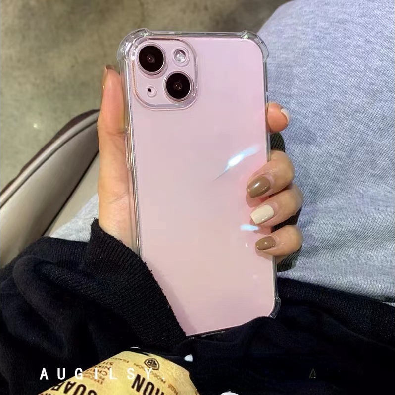 Ốp điện thoại silicon mềm trong suốt 4 góc túi khí bảo vệ cho compatible for iPhone 13 Pro Max 12 Pro Max 11 Pro SE 6s 7 /8 Plus XR XS 5s
