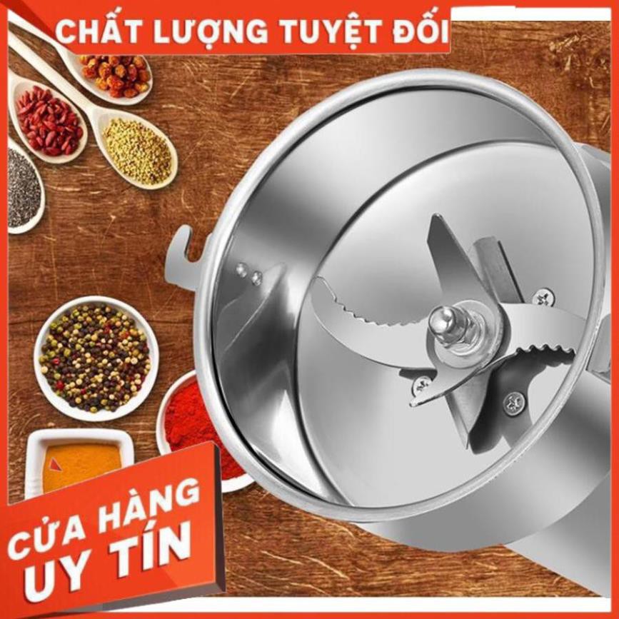 Máy Nghiền Bột Siêu Mịn, Máy xay đồ khô nghiền tinh bột nghệ ngũ cốc tam thất loại 800g - Hàng Nhập khẩu Chính Hãng