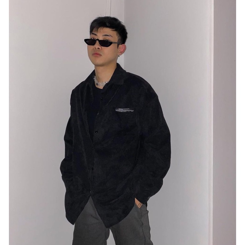 Áo Sơ Mi Nhung SHIRT102 nam nữ mặc được