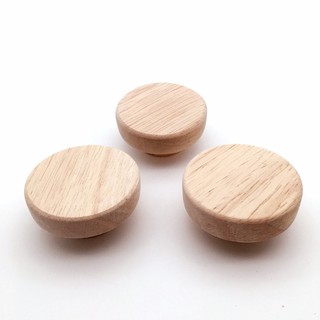 10 Chiếc Núm Gỗ Tròn Kích Thước 50x25mm