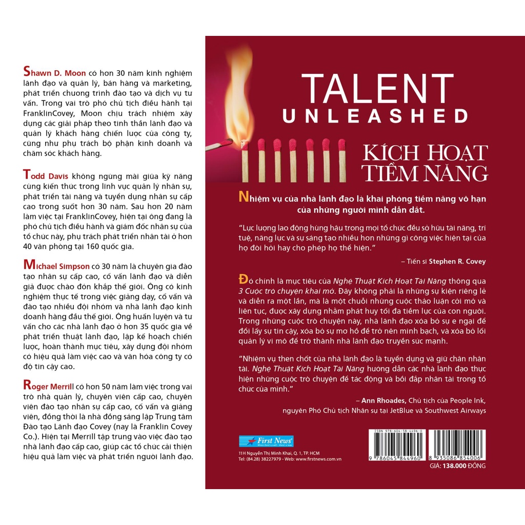 Sách Kích Hoạt Tiềm Năng - Talent Unleashed - First News