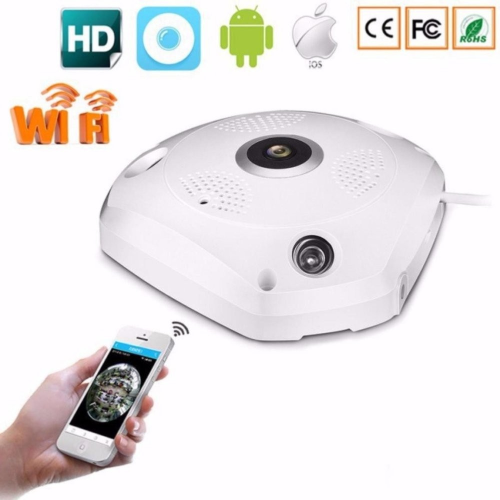 VR Cam, VR Camera 360 độ HD 960P, 3D Panoramic + Tặng kèm thẻ nhớ 32GB - STN