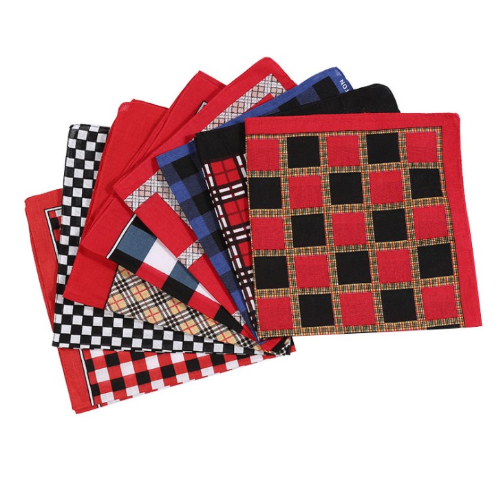 Bộ sưu tập khăn bandana hoa tiết vuông BDN07