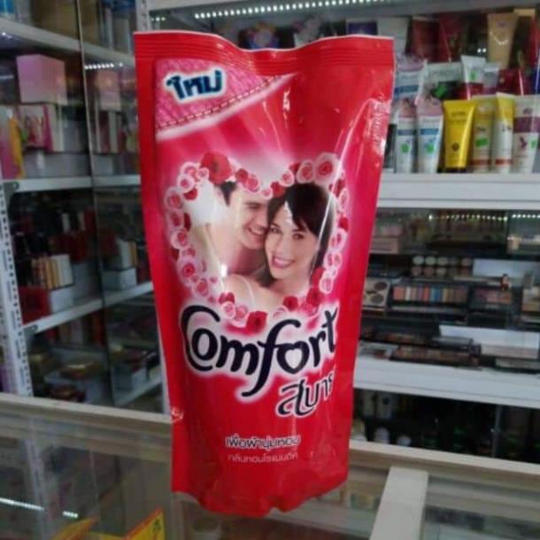 TÚI NƯỚC XẢ VẢI COMFOR THÁI LAN 580ML ( mầu xanh)