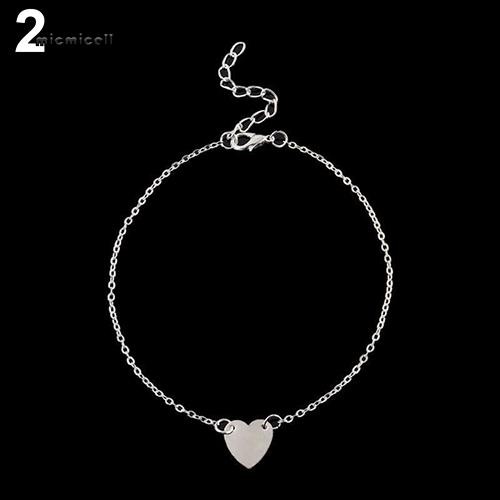 Lắc chân hợp kim mặt hình trái tim thời trang cho nữ | BigBuy360 - bigbuy360.vn