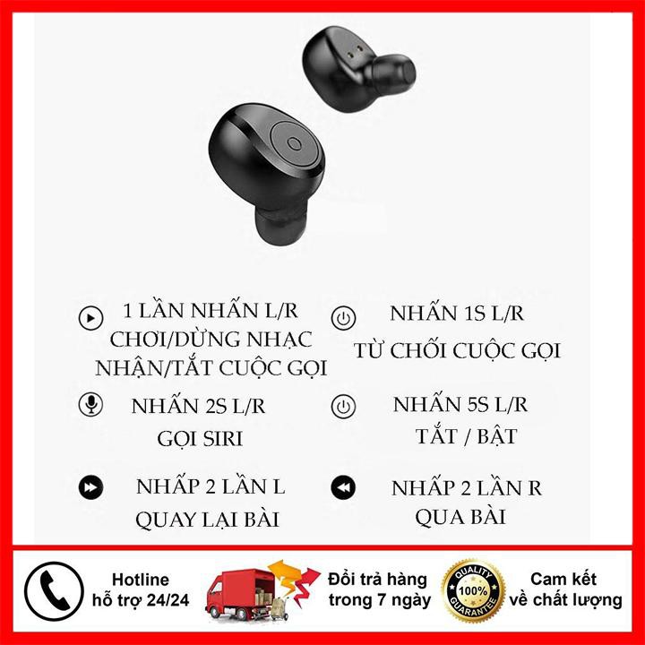 Tai Nghe Bluetooth không dây S11 V5.1 Tích hợp Dock Sạc Dự Phòng 4800mAh Bass mạnh mẽ pin siêu trâu Bảo Hành Lỗi 1 đổi 1