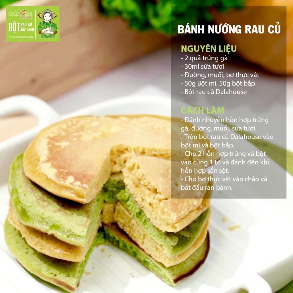 Bột chùm ngây nguyên chất Dalahouse công nghệ sấy lạnh tiêu chuẩn Châu Âu hộp 60 gr