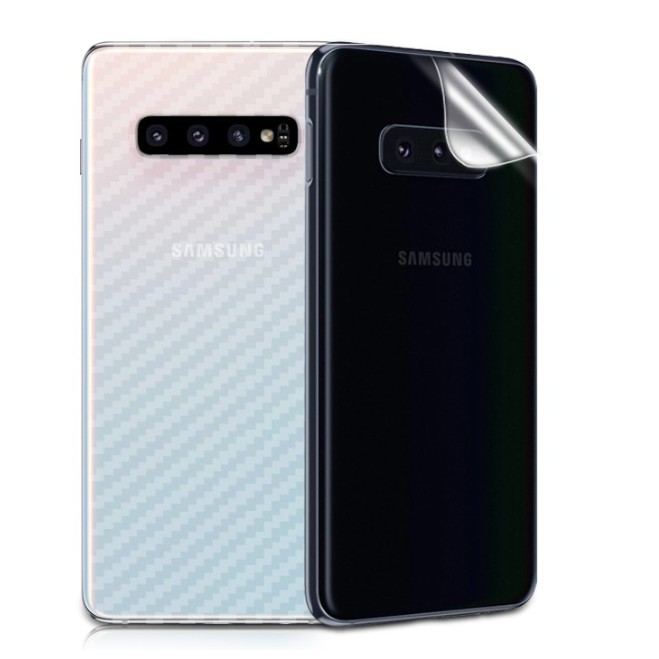 Set 2 miếng dán dệt sợi carbon cho lưng Samsung Note 7 8 9 A5 A7 A8 A9Star S9 S8 Plus S6 S7 Edge