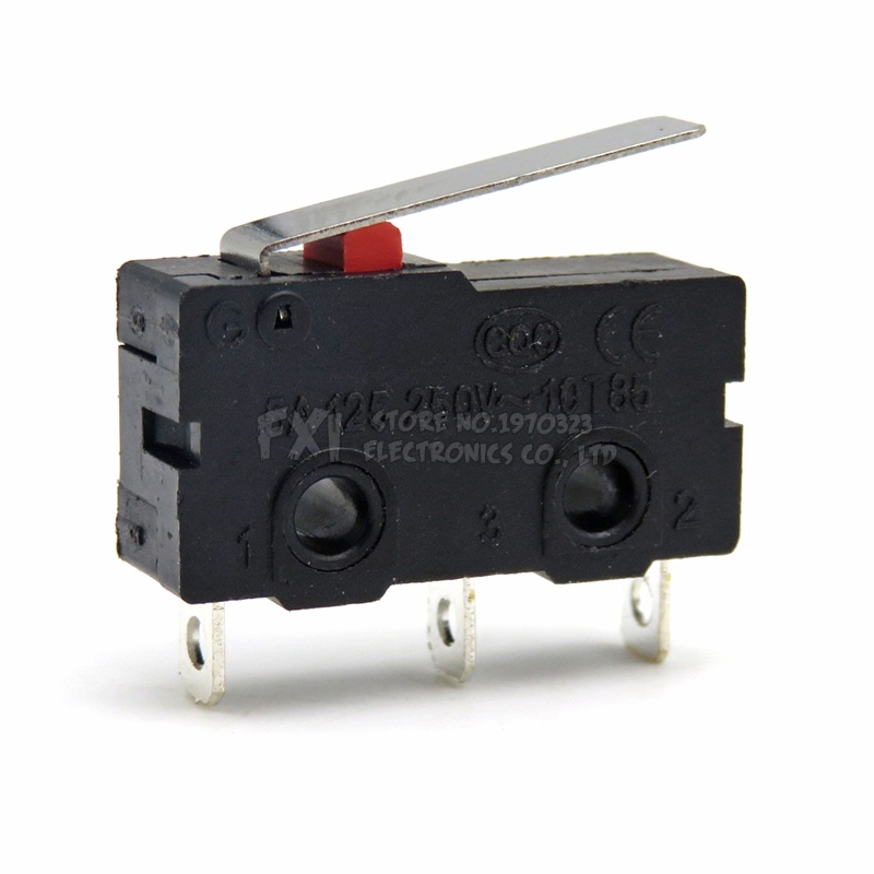 Set 10 Công Tắc Giới Hạn 3Pin KW11-3Z ibuw 5A 250VAC Chất Lượng Cao