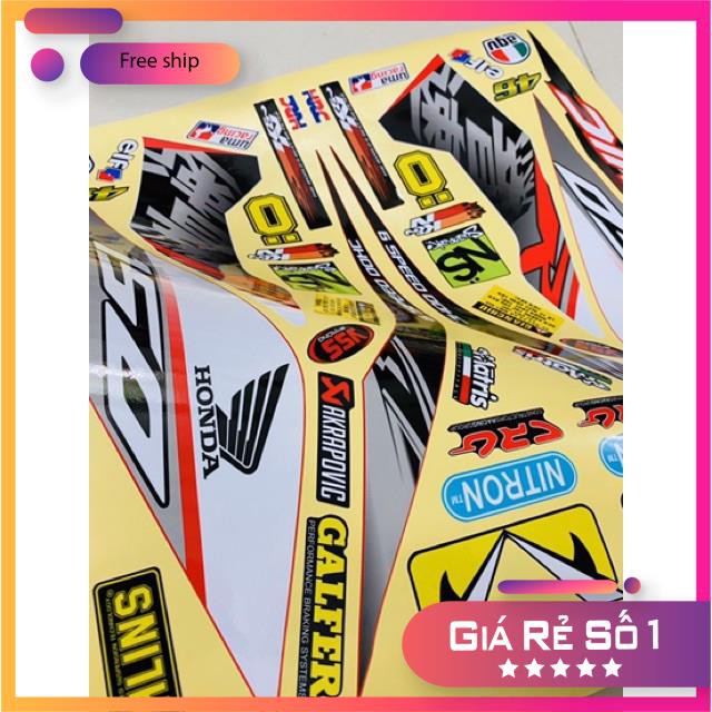 [FREE SHIP+ QUÀ TẶNG]  Tem rời Sonic 150 decal đế vàng  cao cấp
