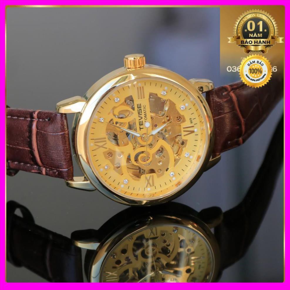 Đồng hồ cơ nam Tevise cơ lộ máy thiết kế thời trang trẻ trung, năng động, máy chạy cơ vĩnh viễn [ Đồng Hồ Cơ ] | BigBuy360 - bigbuy360.vn