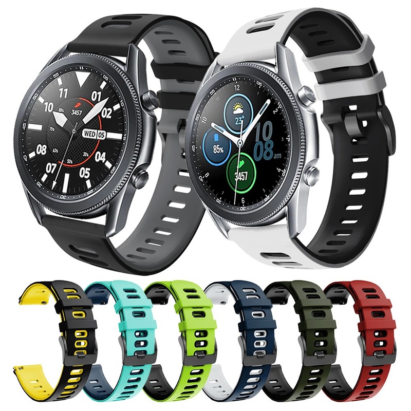 Dây Đeo Silicon Thể Thao Cho Đồng Hồ Thông Minh Samsung Gear S 3 S 2 S 4 Frontier 20 22mm