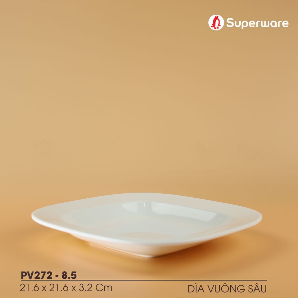 Bộ Bát Đĩa SUPERWARE Nhựa Phíp 100% Melamine Sứ - Porceline