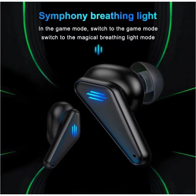 Tai nghe TZUZL TWS K33 bluetooth 5.1 không dây mini chuyên dụng cho game thủ